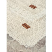 Cotton Box Bath Rug Set Krem 75X125 60X90