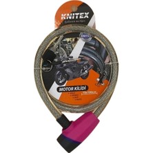 Knitex KTX-1029 Motor Kilidi Şeffaf 15MMX100CM - Pembe-89