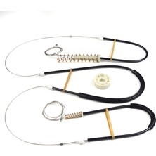 BMW 5 Serisi E39 04/1999-2004 4/5 Kapı Makyajlı Kasa 51338236860 İçin Ön Sol Cam Kriko Tamir Seti