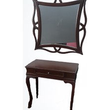 Bengi Ticaret Dresuar  Tek Çekmece  Ceviz Boya Ahşap Kayın Lükens Aslan Ayak Iskelet.kutuda Sevk El Yapım