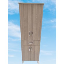 Bengi Ticaret Çok Amaçlı Dolap Cordoba 180 cm  Hard Parlak Suntalem El Yapım
