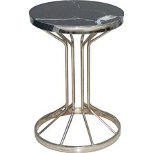 Bengi Ticaret Brc Bufalo Fiskos Model Siyah Mermer Desen Metal  Çelik Gümüş Krom Renk Kaplama El Yapım