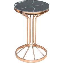 Bengi Ticaret Brc Bufalo Fiskos Model Siyah Mermer Desen Metal  Çelik Rose Bakır Renk Kaplama El Yapım