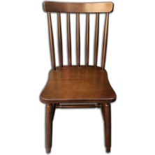 Sandalye ST YONCA ÇITALI Model Kayın Torna RETRO Ayk parlak CEVİZ Natüre El Yapım