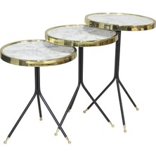 Bengi Ticaret Brc Olimpik Zigon Model Beyaz Mermer Temper Cam Metal Transmisyon Çelik El Yapımı