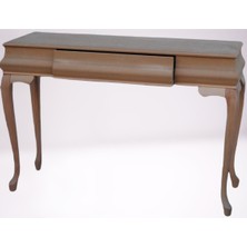 Bengi Ticaret Dresuar Çekmece Kayın Bombe Kayın Kaplama ve Lükens Aslan Ayak Ahşap Natüre Ceviz Itinalı Paket