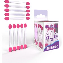 Sildne Far Fırçası 10 Adet Koyu Pembe