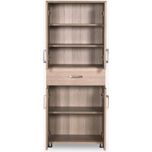 Bengi Ticaret Çok Amaçlı Dolap SOMONE130 cm  Hard Parlak Suntalem El Yapım