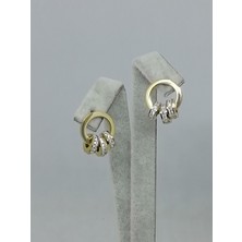 Eke Butik Sırataş Detaylı Modern Küpe