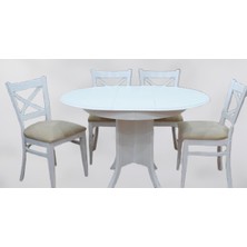 Masa ST KUTU BABA AYAK Model TK Kayın çapraz sandalye Açılı 90 masa Parlak beyaz