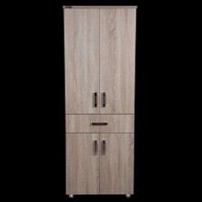 Bengi Ticaret Çok Amaçlı Dolap 180 cm Hard Parlak Somone Suntalem 4raf 1çekmece Kutuda Sevk El Yapım