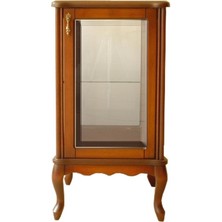 Bengi Ticaret Gümüşlük Kare Model 78 cm Parlak Fındık Kayın Aslan Ayak 4taraf Cam  Kutuda Sevk El Yapım