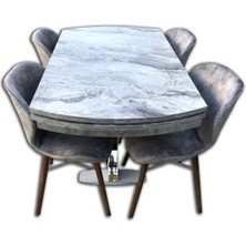 Bengi Ticaret Masa x Çapraz Model Metal Çelik Nikelaj Ayak Mdflam Açıl Tabla Dökme Sünger Lily Sandalye El Yapım