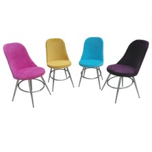 Sandalye ST GOLF Dökme Sünger Model Metal Nikelaj Ayak Babyface kumaş El Yapım