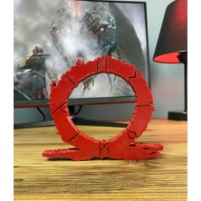 God Of War Omega Logo Figür - Çarpıcı Masa Aksesuarı