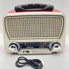 Everton RT-819 Radyo Solar Güneş Enerjili El Feneri Bluetooth Fm Radyo USB Sd Mp3 Çalar