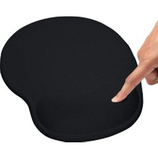 Black Deer Siyah Bilek Destekli Mouse Pad Flexible Ergonomik Kaymaz Taban Mouse Pad