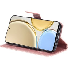 Hello-U Kt Deri Serisi-2 Onur Için X9 5G/X30 5g/sihirli 4 Lite 5g Kelebek Baskılı Pu Deri Cüzdan Kılıf Stand Stand Anti-Gitil Telefon Flip Kapak (Yurt Dışından)