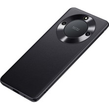 Hello-U Honor X9A 5g / Magic5 Lite 5g, Metal Lens Tasarım Dokulu Pu Deri Kaplama Tpu + Pc Koruyucu Koruyucu Kapak (Yurt Dışından)