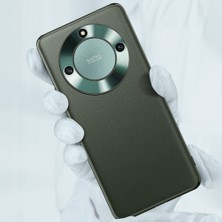 Hello-U Honor X9A 5g / Magic5 Lite 5g, Metal Lens Tasarım Dokulu Pu Deri Kaplama Tpu + Pc Koruyucu Koruyucu Kapak (Yurt Dışından)