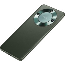 Hello-U Honor X9A 5g / Magic5 Lite 5g, Metal Lens Tasarım Dokulu Pu Deri Kaplama Tpu + Pc Koruyucu Koruyucu Kapak (Yurt Dışından)