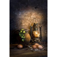 Taze Yumurtalar  Pixart Sanat Elmas Mozaik Tablo Diamond Türkiye 41*58