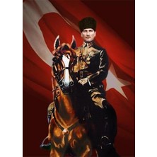 Atatürk PixArt Sanat Elmas Mozaik Tablo Diamond Türkiye 36*51