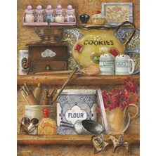 Şirin Mutfak Pixart Sanat Elmas Mozaik Tablo Diamond Türkiye 46*58