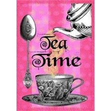 Çay Seti Pixart Sanat  Elmas Mozaik Tablo Diamond Türkiye 48*71