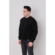 FK Fashion Erkek Siyah Sweatshirt 22FK0105