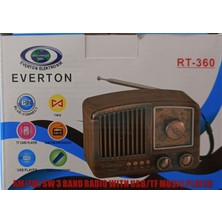 Everton RT-360 Bluetooth Usb-Sd-Fm Nostaljik Radyo Şarjlı