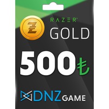 Dnz Game Razer Gold Pin 500 TL Oyun Pinleri Aylık Süreli Kullanım İçin