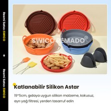 Swico Remado Katlanabilir Hava Fritöz Silikon Astar 1 Adet (Yurt Dışından)