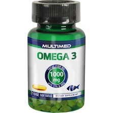 Multimed Omega 3 Yüksek Epa Dha 1000 Mg Balik Yaği 100 Softgel