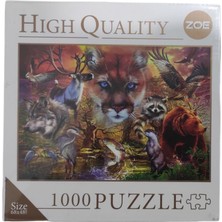 Onur Puzzle T107-8 North American Animals 1000 Pcs Puzzle