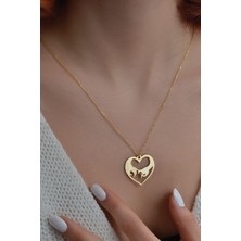 Nida Jewelry 925 Ayar Gümüş Söz Veren Eller Kolye