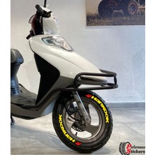 Ps Stickers Hankook Scooter Lastik Yazısı lastik Stickeri 8Adet tüm 10-14inç lastiğe uygun