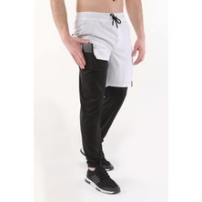 Ghassy Co. Erkek Running Compression Hızlı Kuruma Micropoly Halısaha Antrenman Gym Fitness Koşu Uzun Taytlı Şort