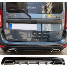 STS Oto Aksesuar Dacia Logan Difüzör Arka Tampon Eki 2 Egzoz Fiyatı