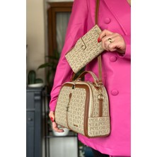 Just Polo  El Omuz Askılı 2 Bölmeli Kadın Çantası 2057-GB