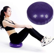 Mor Denge Diski Balance Trainer Denge Topu Pilates Balans Disk