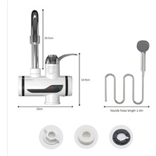 Wevolt Elektrikli Ani Su Isıtıcı Musluk Termal Ani Su Isıtıcı Musluk .duş Setli Alttan Giriş