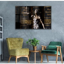 Emya Home Adalet Terazisi Cam Tablo