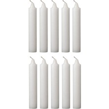 Neler Geldi Neler 40 Adet Beyaz Klasik Mum Ince Uzun Mum Beyaz Mum Bakkal Mumu Beyaz Şamdan Mum