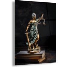 Emya Home Adalet Terazisi Cam Tablo