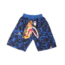 Leox Wear Bape Lacivert Tiger Kamuflaj Shark Unisex Şort10