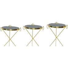 Bengi Ticaret Zigon Brc Küpe Model Metal Transmisyon Çelik Gold Renk Kaplama Düz Siyah Temper Cam  El Yapımı