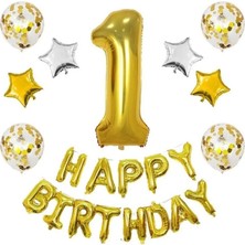 Çıtı Pıtı Store 1. Doğum Günü Dekorasyonu Kombin Kiti