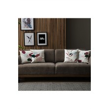 Skhome Özel Tasarım Premium Dekoratif 4lü Kırlent Kılıfı