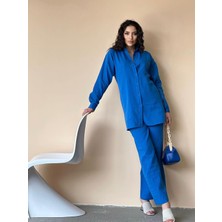 Foa Fashion Müslim Keten Kumaş Kadın ikili Takım